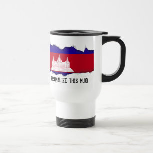 Mug De Voyage Drapeau du Cambodge