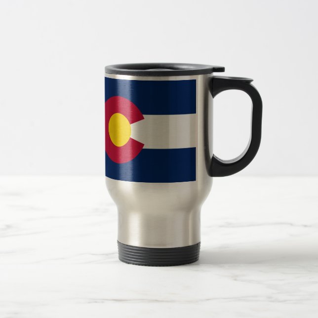 Mug De Voyage Drapeau du Colorado (Droit)