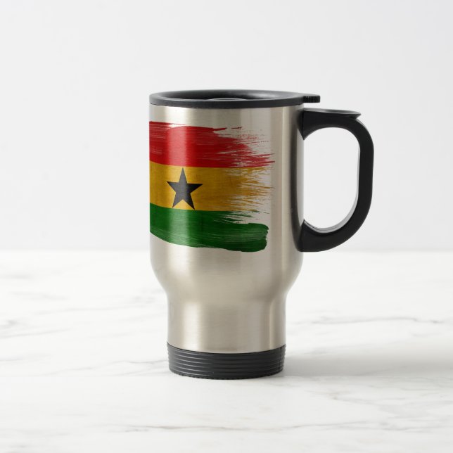 Mug De Voyage Drapeau du Ghana (Droit)