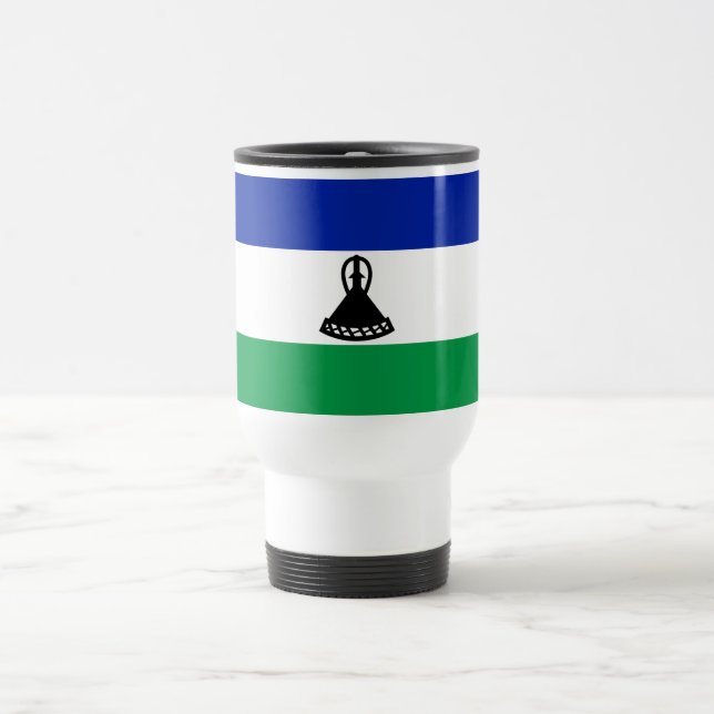 Mug De Voyage Drapeau du Lesotho (Centre)