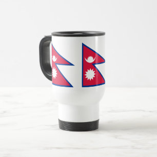 Mug De Voyage Drapeau du Népal