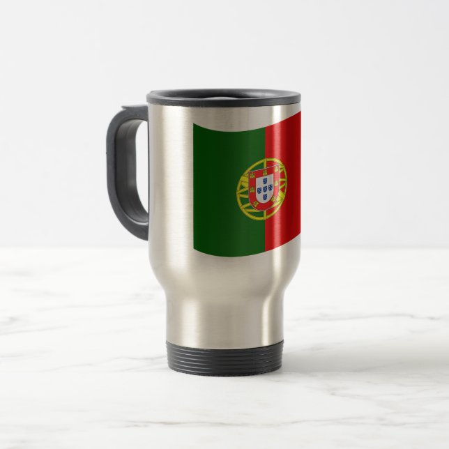 Mug De Voyage Drapeau du Portugal (Devant gauche)