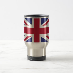 Mug De Voyage Drapeau du Royaume-Uni patriotique
