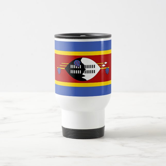 Mug De Voyage Drapeau Eswatini (Centre)