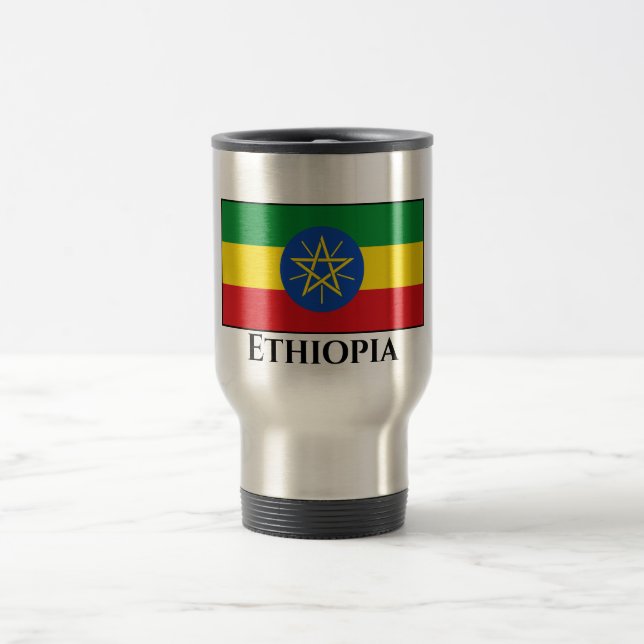 Mug De Voyage Drapeau éthiopien (Centre)