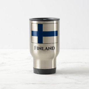 Mug De Voyage Drapeau finlandais