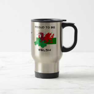 Mug De Voyage DRAPEAU gallois DE WALES Dragon rouge