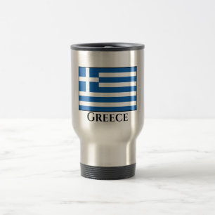 Mug De Voyage Drapeau grec