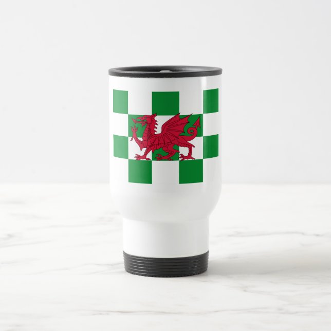 Mug De Voyage Drapeau mystique de dragon celtique rouge du Pays  (Centre)