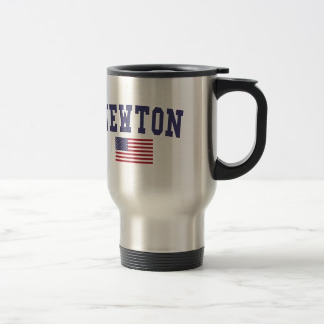 Mug De Voyage Drapeau Newton US (Droit)