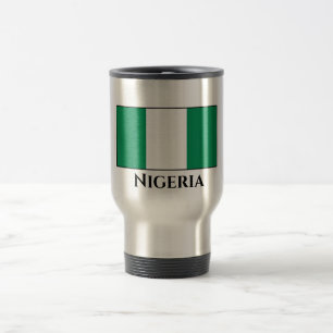 Mug De Voyage Drapeau nigérian