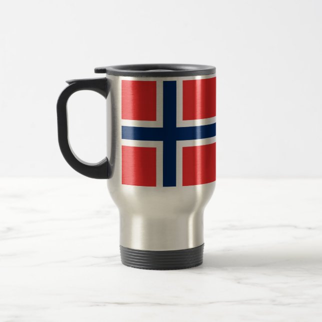 Mug De Voyage Drapeau norvégien (Gauche)