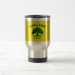 Mug De Voyage Drapeau Oakland, Californie