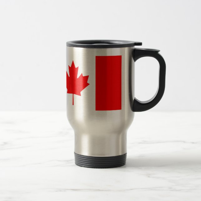 Mug De Voyage Drapeau patriotique canadien (Droit)