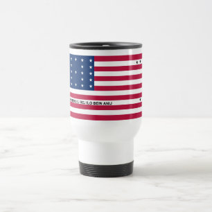 Mug De Voyage Drapeau patriotique de l'atoll de Bikini