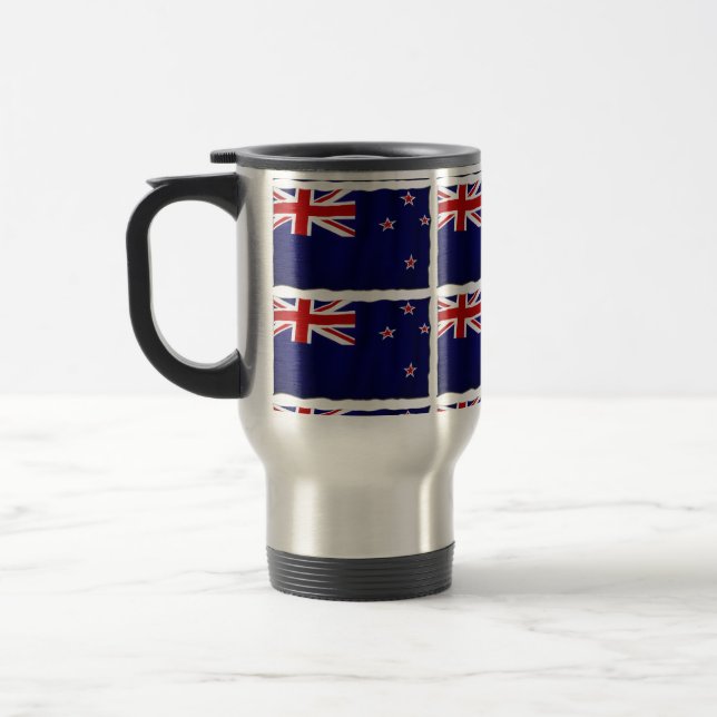 Mug De Voyage Drapeau patriotique néo-zélandais pour Kiwis (Gauche)