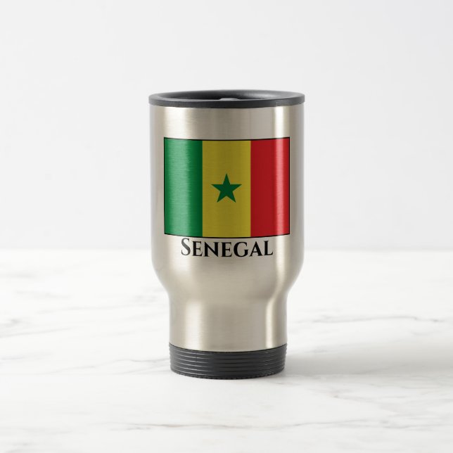 Mug De Voyage Drapeau sénégalais (Centre)