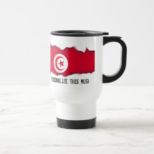 Mug De Voyage Drapeau tunisien