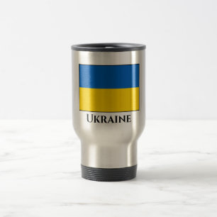 Mug De Voyage Drapeau ukrainien