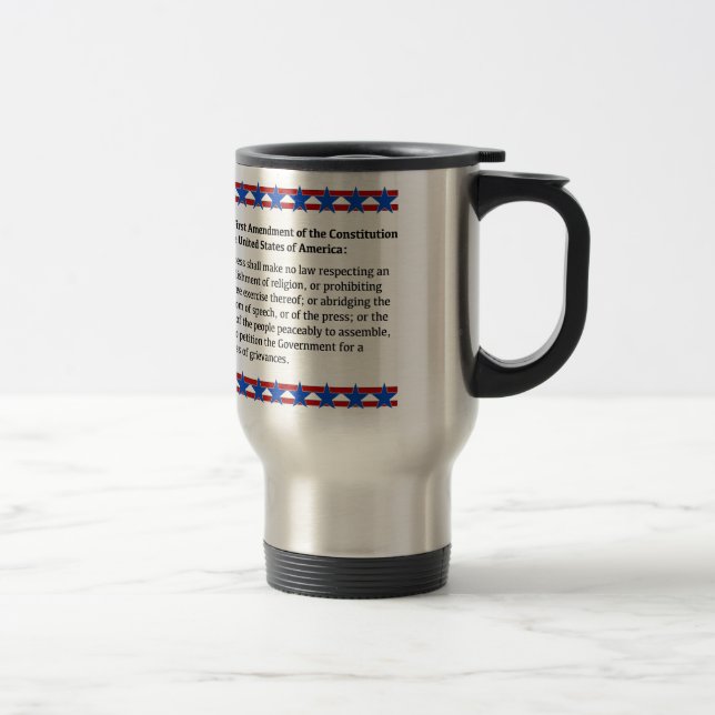 Mug De Voyage Droits de premier amendement (Droit)