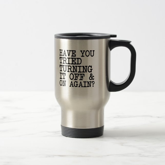Mug De Voyage Drôle ayez-vous Tried le tourner par intervalles (Droit)