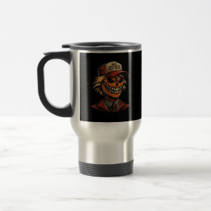 Mug De Voyage Drôle Citrouille de Trumpkin Squelette faire Hallo