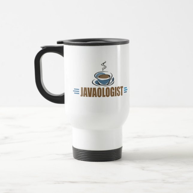 Mug De Voyage Drôle de café (Gauche)