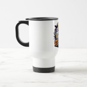 Mug De Voyage Drôle Halloween Lizard Skeleton avec bière