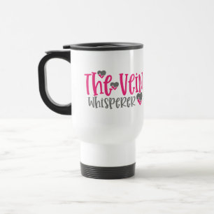 Mug De Voyage Drôle le murmure veine Infirmière mot art