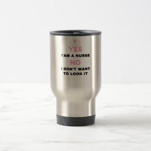 Mug De Voyage Drôle Naughty Nurse Cadeau Hilarié