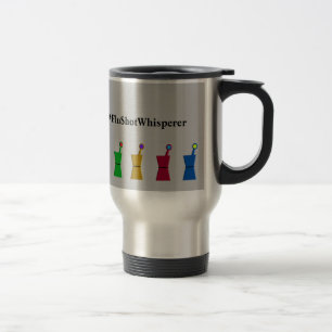 Mug De Voyage Drôle Pharmacien Grippe Balayée Gris