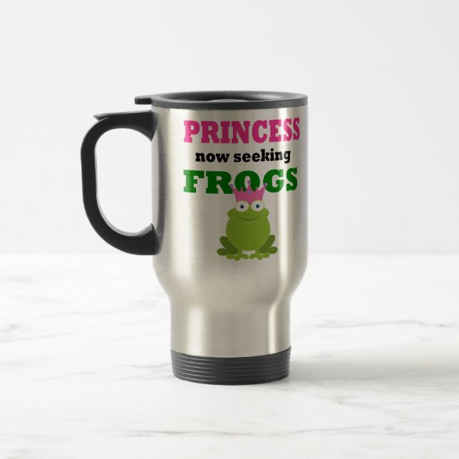 Mug De Voyage Drôle Princesse (Gauche)