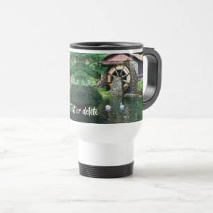 Mug De Voyage Eau Roue Canard Étang Seurat Peinture personnalisé