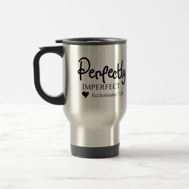 Mug De Voyage Écriture sainte parfaitement imparfaite inspirée (Gauche)