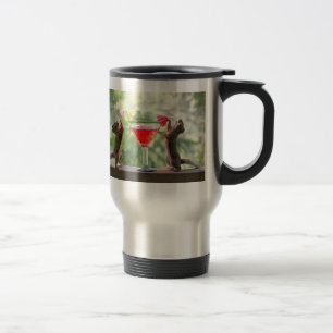 Mug De Voyage Écureuils d'heure heureuse
