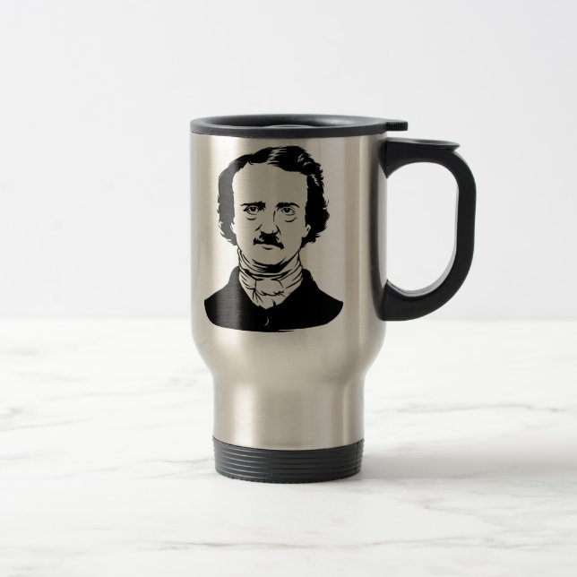 Mug De Voyage Edgar Allen Poe Raven (Droit)