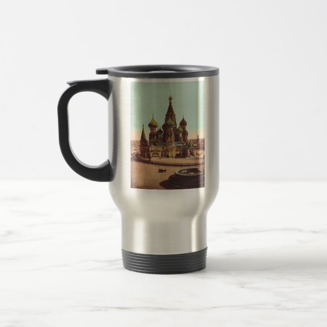 Mug De Voyage Église St. Basile, place Rouge Moscou (Gauche)