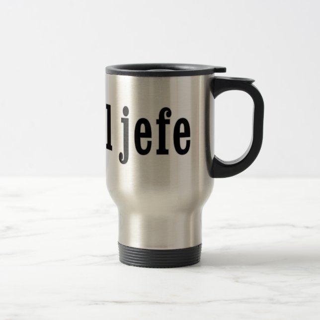 Mug De Voyage El jefe "Le patron" (Droit)