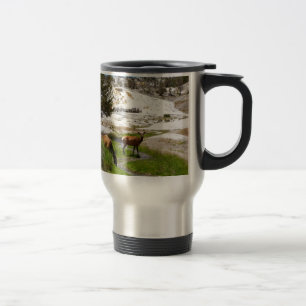 Mug De Voyage Élans chez Mammoth Hot Springs