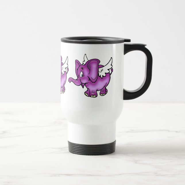 Mug De Voyage Eléphant volant (Droite)