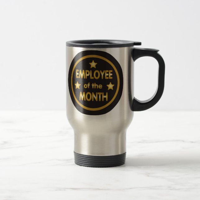 Mug De Voyage Employé du mois (Droit)