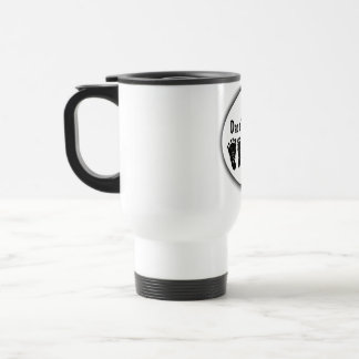 Mug De Voyage Empreintes de pas - texte de personnaliser