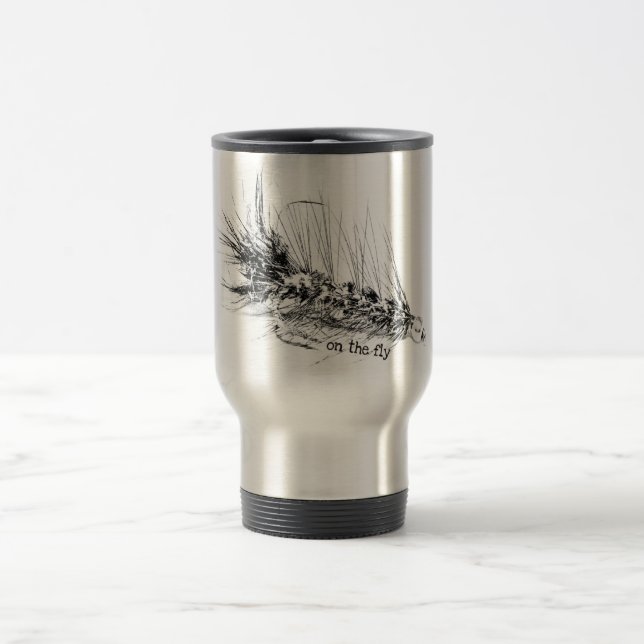 Mug De Voyage En marche - mouche de la pêche du pêcheur (Centre)
