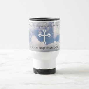 Mug De Voyage Encouragement de la foi chrétienne Croix de la Bib