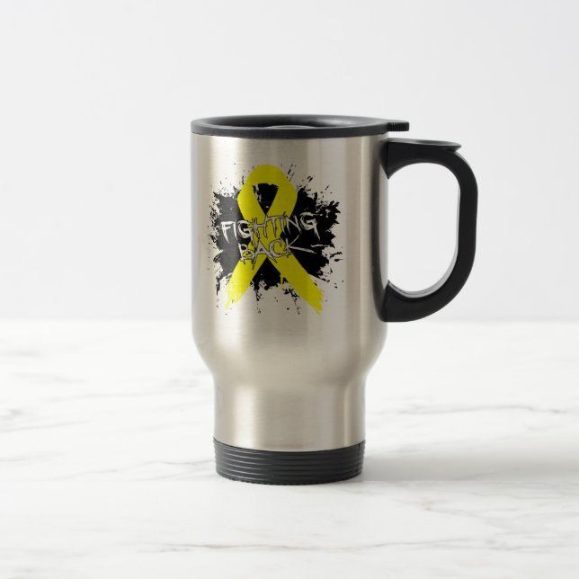 Mug De Voyage Endométriose - battant en retraite (Droit)