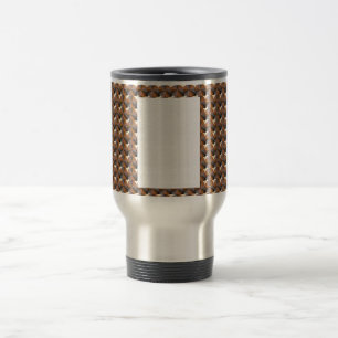 Mug De Voyage Énergie de cuivre foncée Chakra - ajoutez le tex