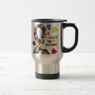 Mug De Voyage Enfant avec le ruban de sensibilisation sur
