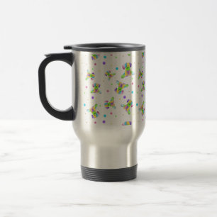 Mug De Voyage enfants arc-en-ciel chien chiot pois couleurs vive