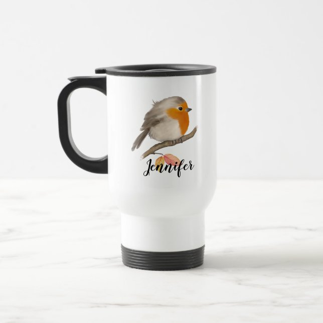 Mug De Voyage English Robin Bird (Gauche)