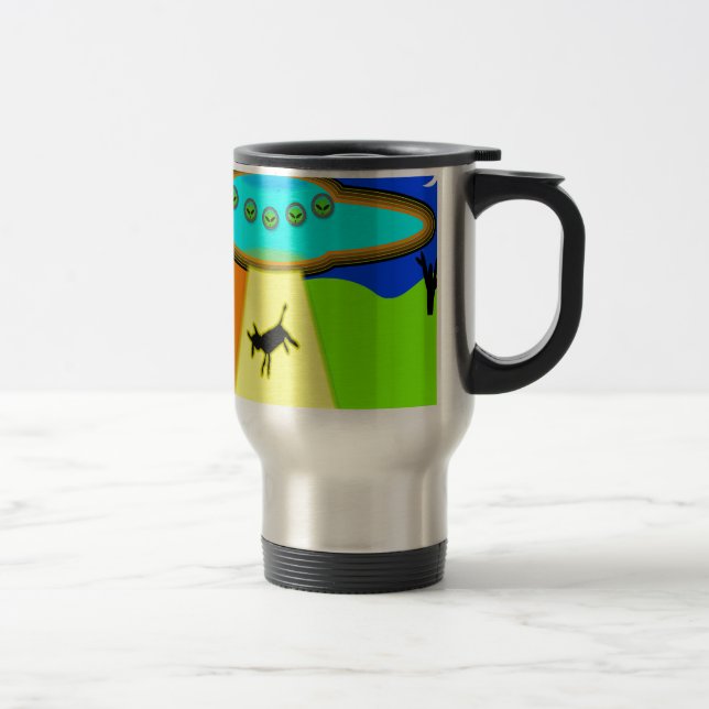 Mug De Voyage Enlèvement d'Aliens (Droit)